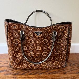 Prada small open tote purse.